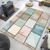 Imitation Cobblestone Stone Texture Area Rug Non Slip Floor Mat Entryway Kitchen Household Indoor Modern Decor Carpet