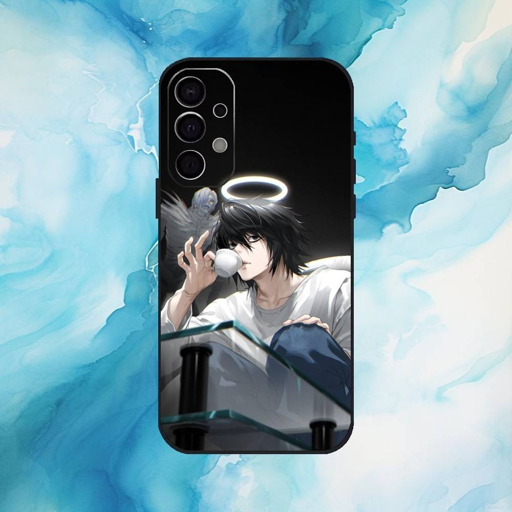D-Death Note Anime Phone Case For Samsung S25,S24,S21,S22,S23,S30,Ultra,S20,Plus,Fe,Lite,Note,10,9,5G Black Cover