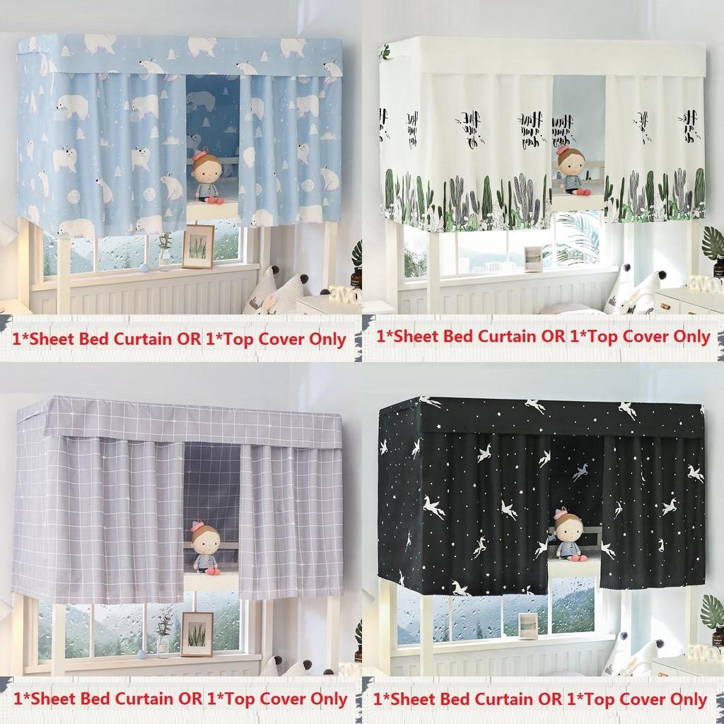 Functional Dormitory Bed Curtain Providing Stylish Mosquito Protection And Blackout Shading