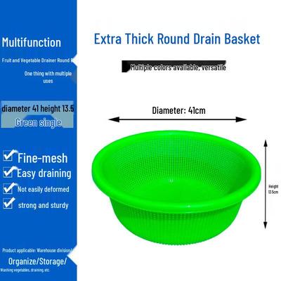 Homeglen Heavy-Duty Round Multi-Purpose Drain Basket
