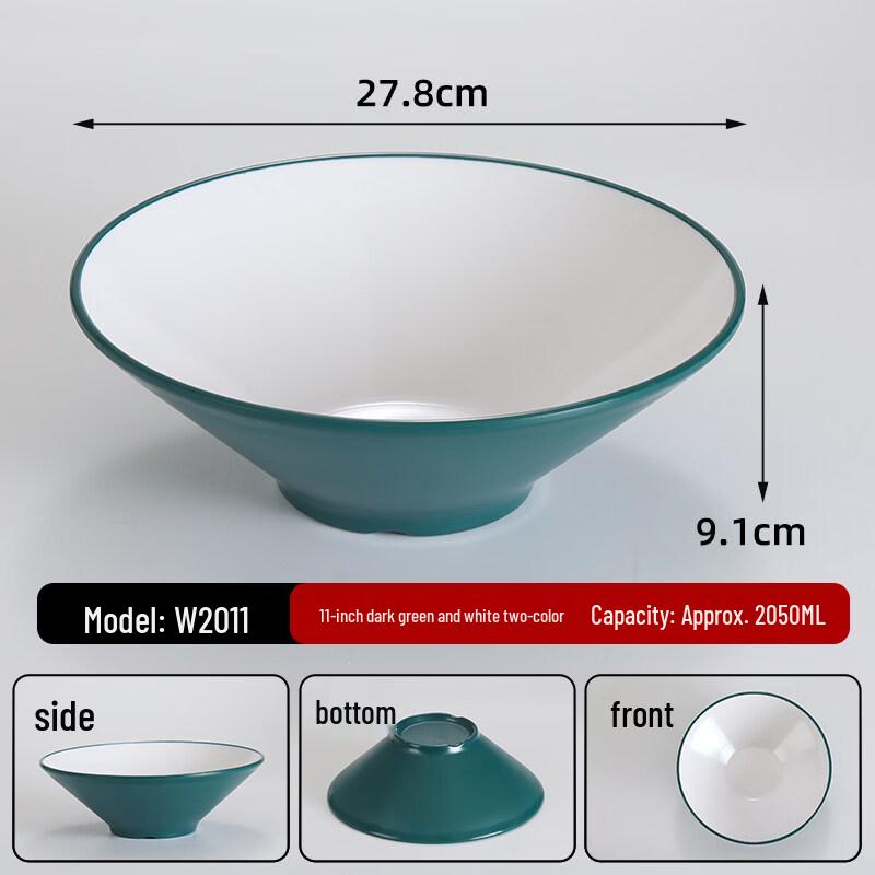 A5 Melamine Commercial Conical Bowl