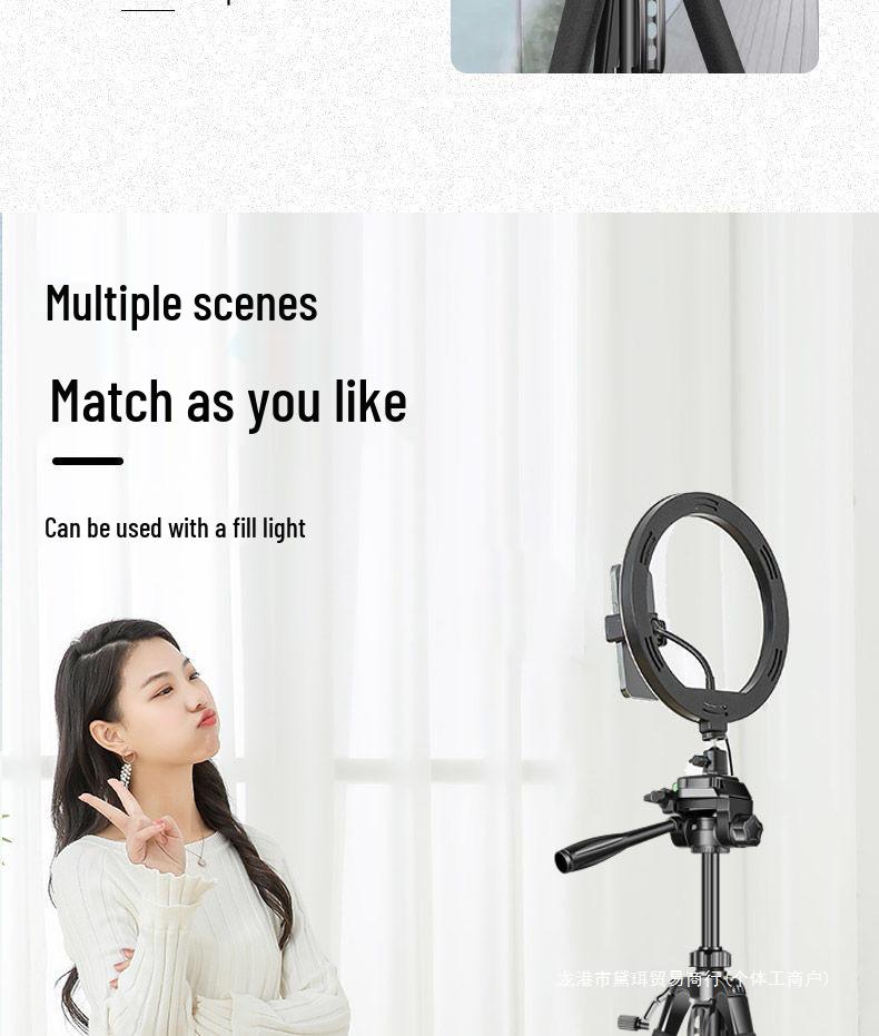 Adjustable Dual Phone Tablet Stand Tripod for Professional Outdoor Use