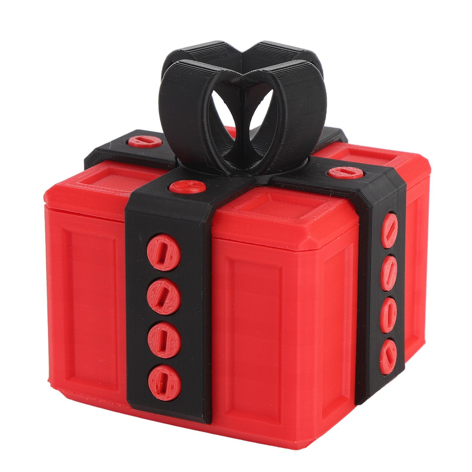 

Annoying Present Box with Screws Novelty Funny 3D Printed Present Box for Storing Toys Holiday Decorations