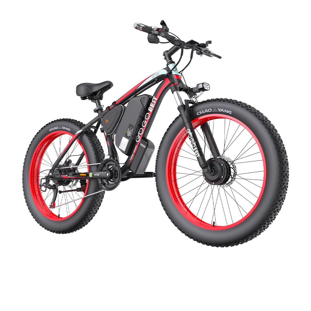 GOGOBEST GF700 Electric Bicycle Adult 1000W  Motor 48V18.2AH City Riding E-Bike 26'' Fat Tire Electric Bike