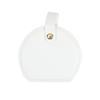 Portable Semi-Circular Small Travel Jewelry Case for Women Compact Top Handle Ring Necklace Earring Organizer Box