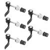 5pcs Seatpost Clamps Quick Release Aluminum Alloy Durable Bike Pipe Clamp Fixed Gear for Universal