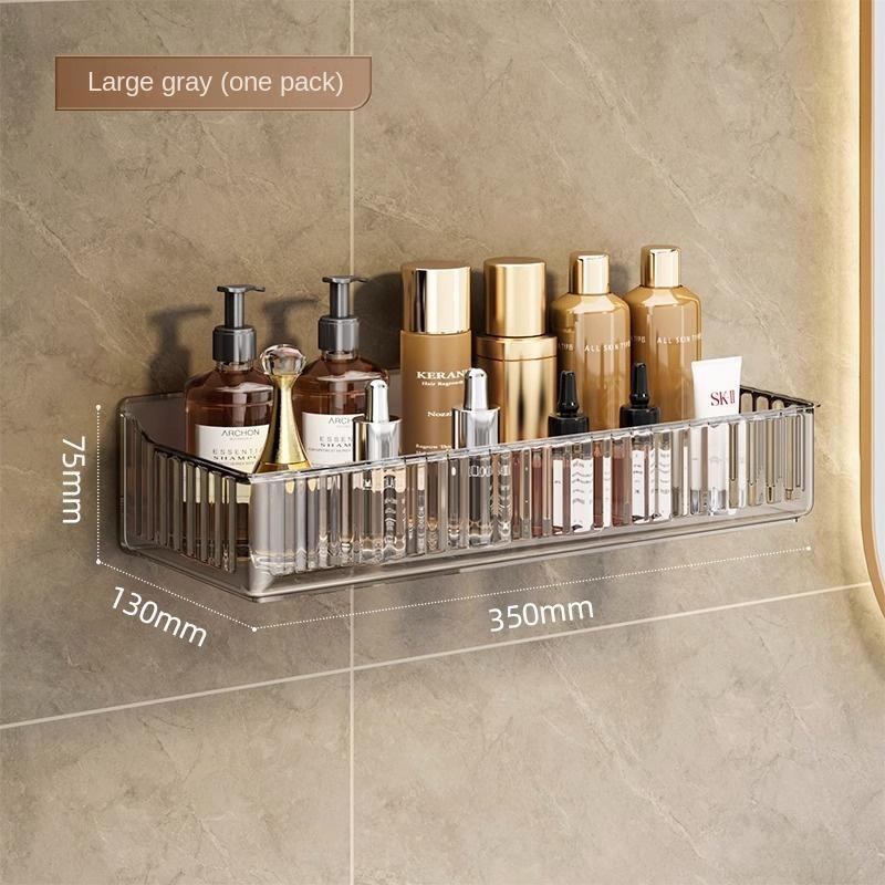 Bathroom Storage Rack Bathroom Toilet No Punching Wall Hanging Bathroom Washbasin Storage Rack Light Luxury