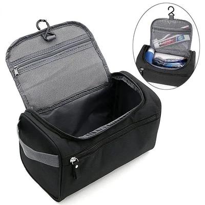 Portable Makeup Bag Unisex Capacity Waterproof Cosmetic Organizer Toiletry Hanging Case Pouch for Women Men Wash Shaving Make Up