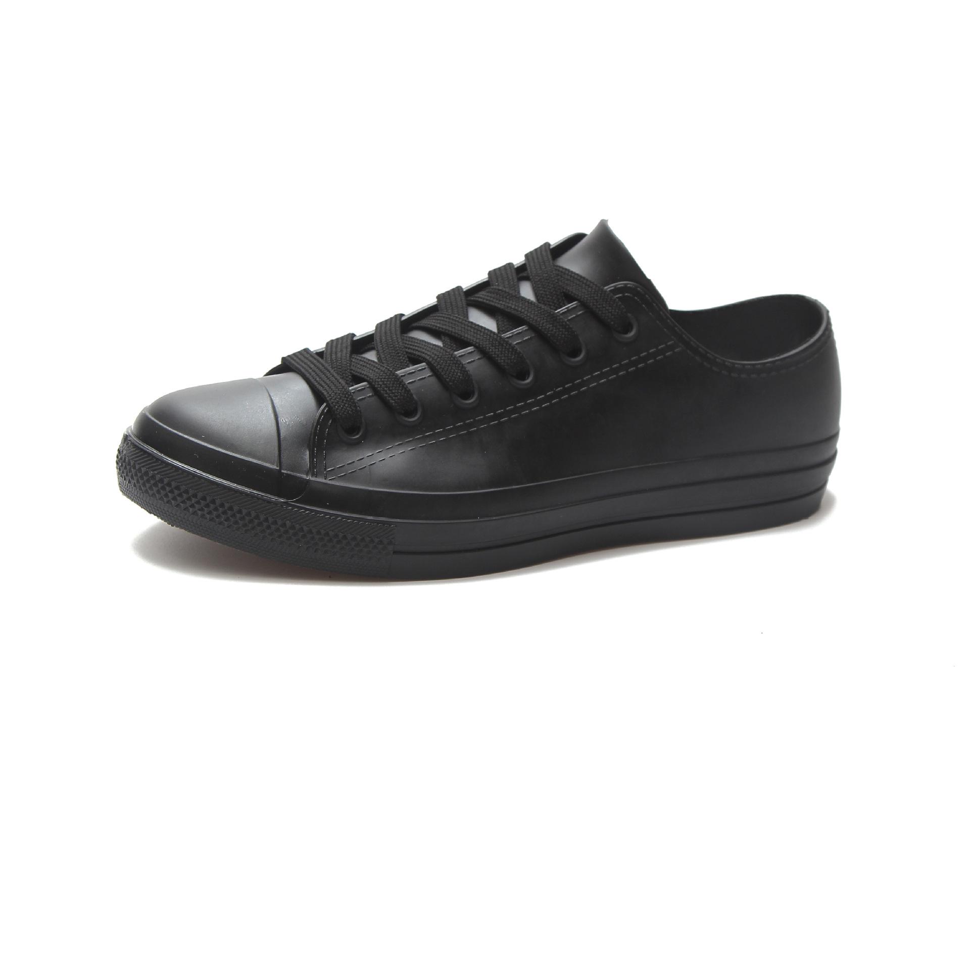 

Сапоги из непромокаемого материала цвета конфет, женские белые туфли на шнуровке, водонепроницаемые сапоги из непромокаемого материала, повседневная обувь для женщин на весну и лето, резиновые сапоги из непромокаемого материала 36 чёрный