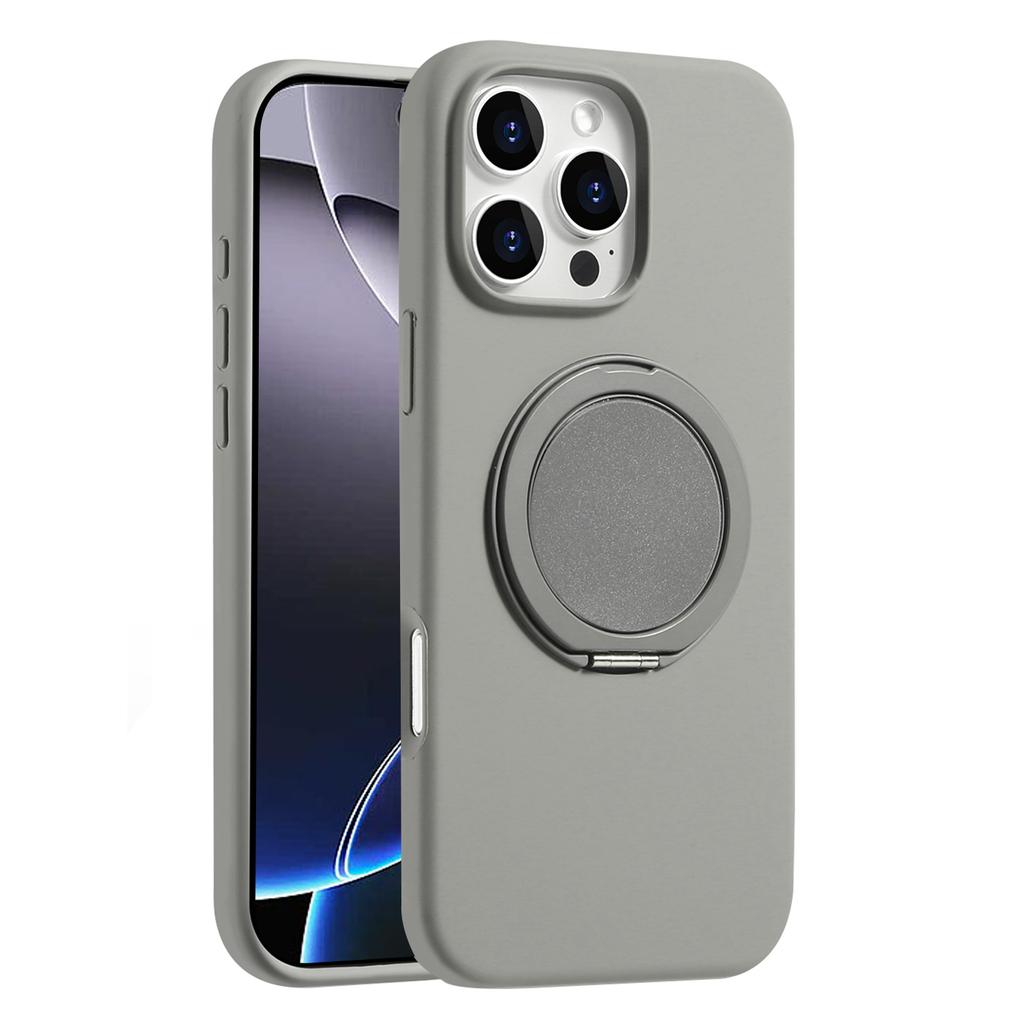 Bulk Purchasing For iPhone 16 Pro Max Magnetic Case Large Cutouts Kickstand Liquid Silicone Phone Cover