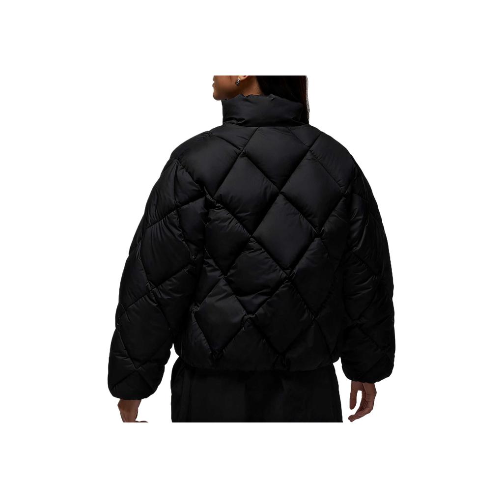 Jordan Brooklyn Therma Fit Water-Resistant Quilted Warm Solid Jacket Women Jackets HV0418-010