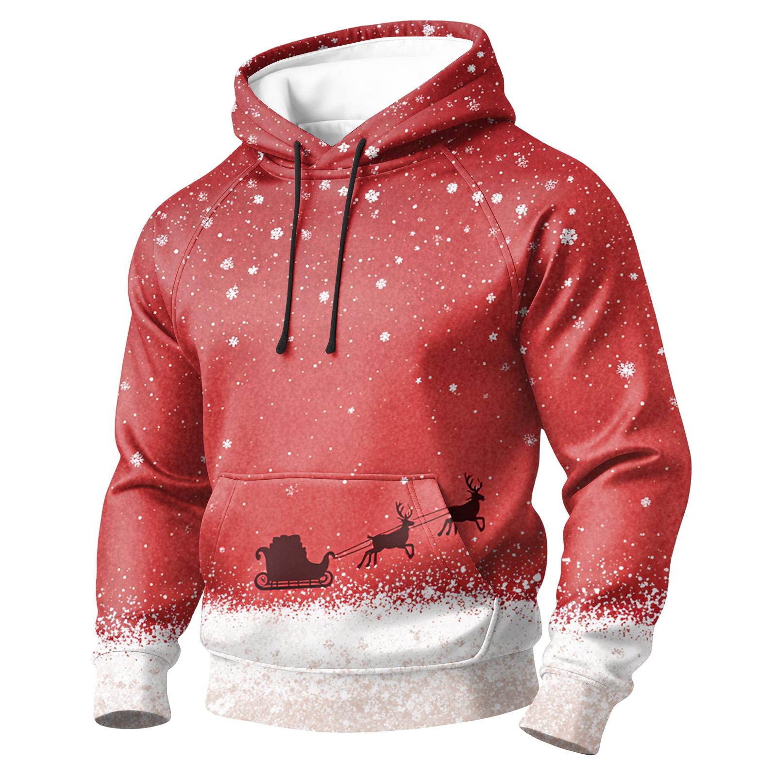 Спортивный костюм с капюшоном унисекс одежда для бега пуловер с длинными рукавами толстовка с капюшоном XL арбуз красный 2270₽