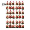 Christmas Window Display Props 6/10/12/24/36PCS 2D Flat Wooden Angel Ornaments, Hanging Decorations for Xmas Ornaments Tree, Wall, Window, Holiday