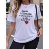 Single-piece Women's Short-Sleeve T-Shirt, "Even If Life Rejects You Again and Again, Keep Smiling" Spanish Design,