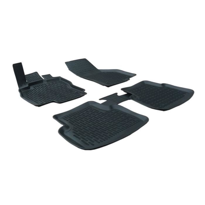 SCOUTT Tapis de sol 3D Volkswagen TIGUAN 2 depuis 2016- Caoutchouc Premium - Résistant à l'eau - Sur mesure