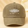 The simple letter printed baseball cap is suitable for daily casual wear, outdoor travel, sun protection, and travel