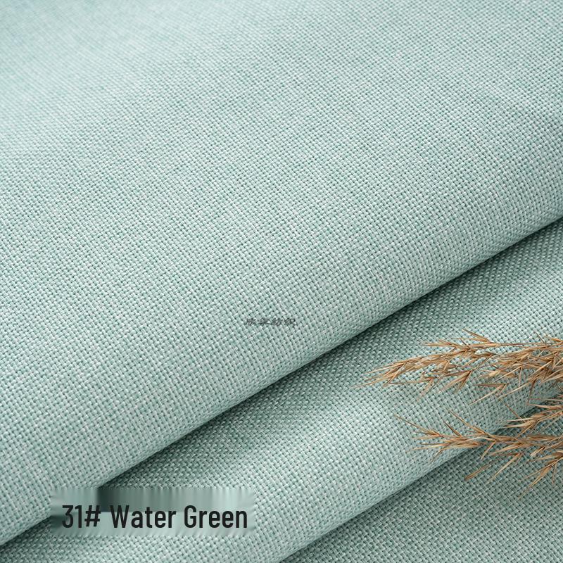 Coarse Plain Linen Fabric: Soft Upholstery, Car Seat, Chair Cushion, Tablecloth, Imitation Linen Cover