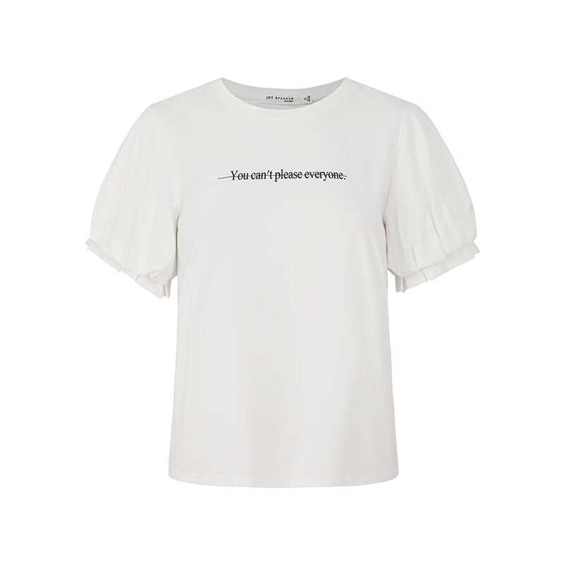 

JOY SPEAKER Women s Letter Print Short Sleeve T-Shirt M