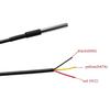 5/1pcs DS18B20 1M 2M 2.5M 3M Waterproof Cable Temperature Probe Waterproof Temperature Sensor DS18B20 Waterproof Cable
