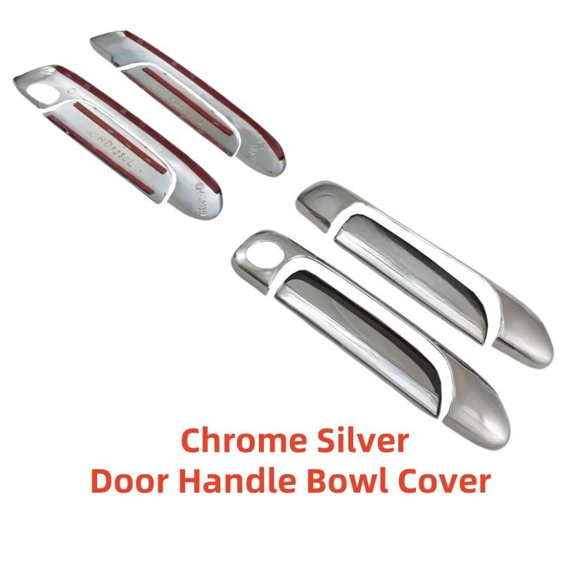 ABS Chrome Car Modification Accessory Door Handle Bowl Cover Trim Paste Style For Honda City Fit 2003 2004 2005 2006 2007 2008