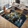 Custom Name Rug Jacksonville Team Spirit Area Rug Suitable for Indoor And Outdoor,Carpets for Homes, Offices,Living Rooms,Home Decor,Christmas Gift