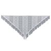 Transparent Triangle Scarf Hollow Mesh Prayer Shawl Elegant Wedding Party Shawl