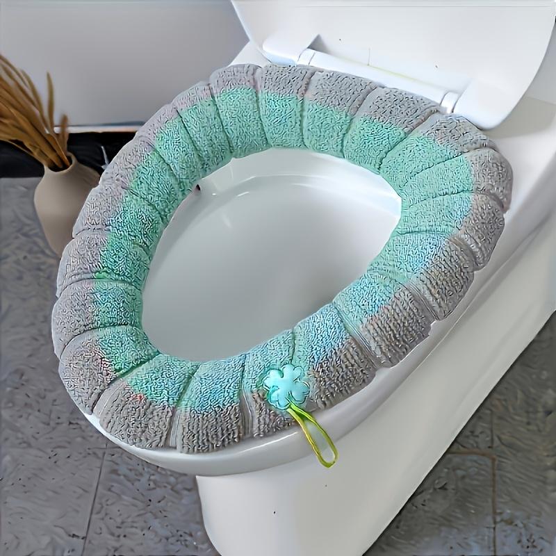 Waschbares Toilettensitzkissen, Dicke Bequemlichkeit, Zweifarbig, Universelle Passform, mit Leicht zu Reinigen für Heim- und Gewerbenutzung