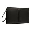 Bally Mythos Palladium Metal Zipper Closure Recycled Leather And Recycled Cowhide Clutch Men Clutch Black 6308766