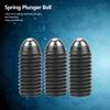 10pcs M12 Screw Thread Hex Socket Carbon Steel Ball Spring Plungers Set (M12*25)