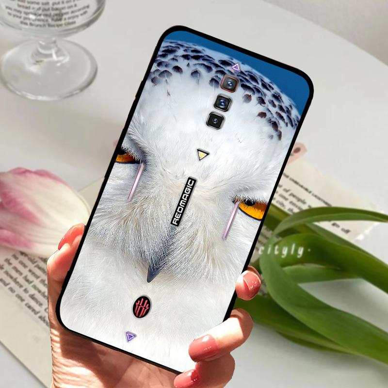 For ZTE Nubia Red Magic 6 Case Shockproof Soft TPU Silicone Phone Cover For ZTE Nubia Red Magic 6S Pro Capa Cartoon RedMagic 6