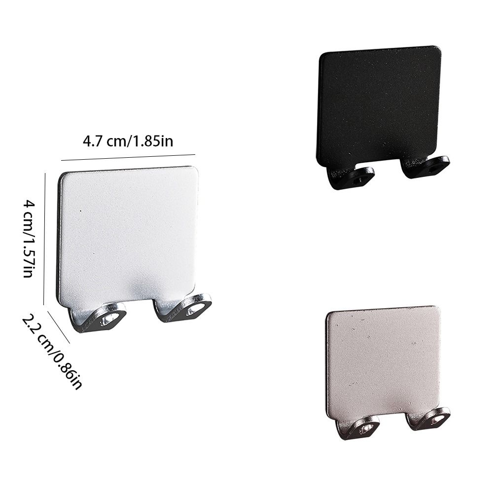 Silver Black Rose Gold Shaver Storage Hook Waterproof Wall Hook Shelf Bathroom Razor Rack  Kitchen