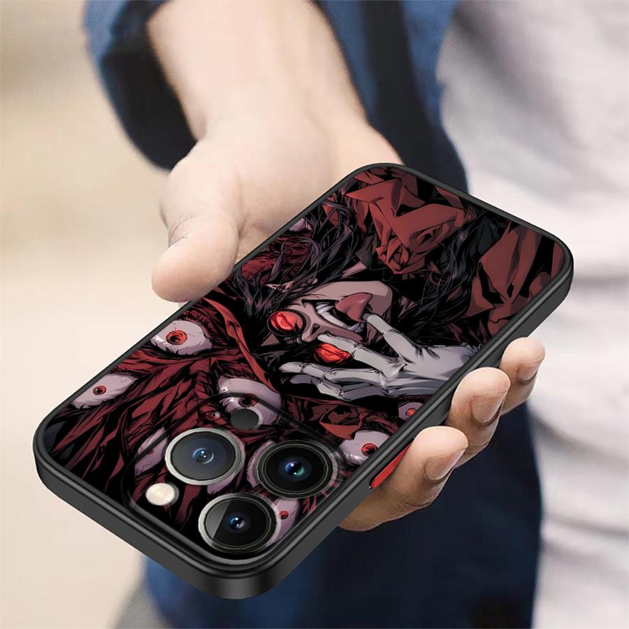 Case for iPhone 17 16 Pro Max 15 Plus 12 XS 11 14 17 Air 16e 13 Mini Back Phone Cover Anime Cool H-Hellsing