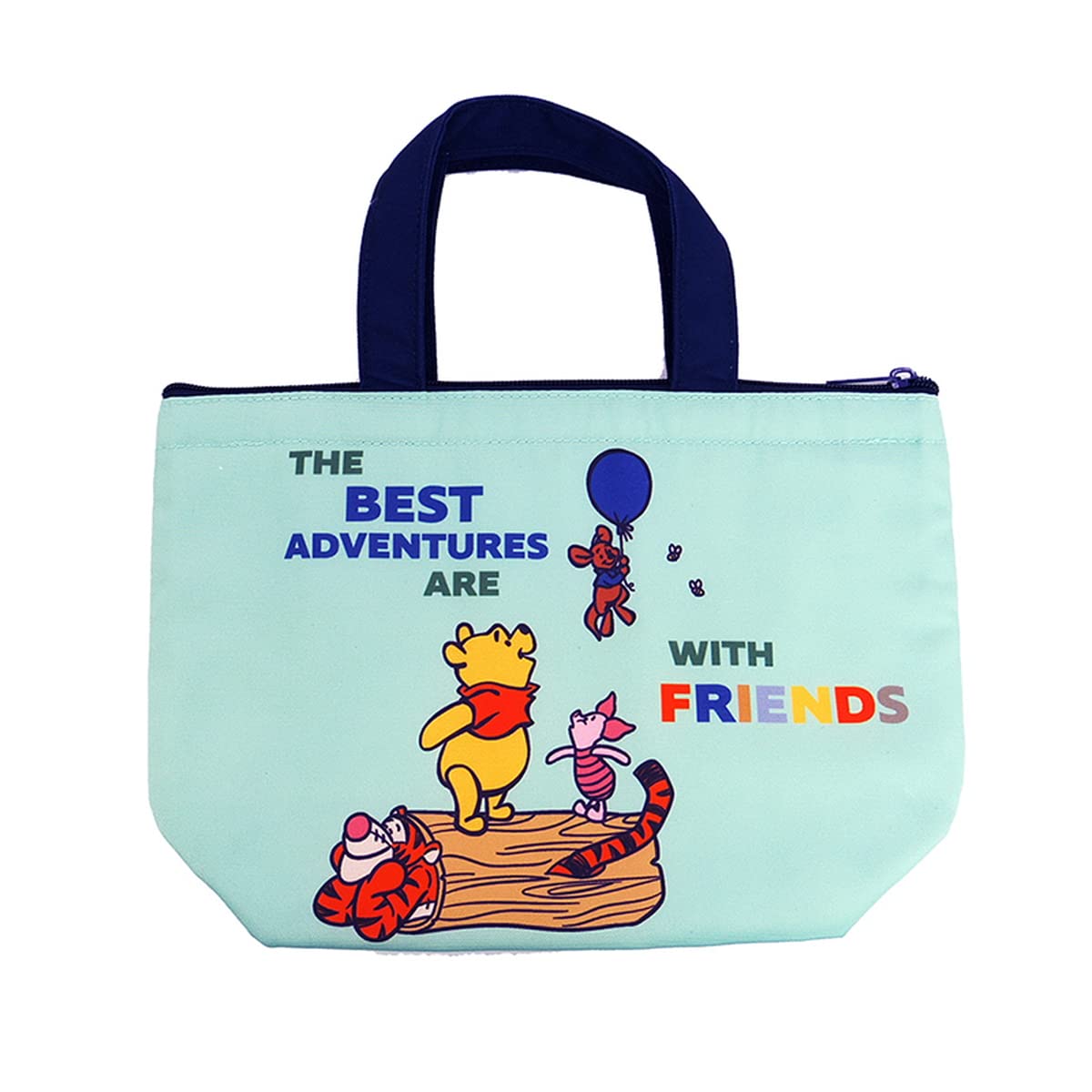 

Nakajima Corporation Winnie the Pooh Insulated Mini Tote Bag with Balloons, 175458-22