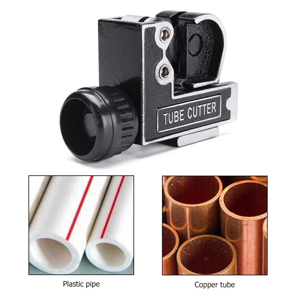 Mini Adjustable Tube Hose Tubing Cutter Cutting Tools for 3-28mm Copper Aluminum Plastic Pipes for Workshop