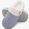 Autumn and Winter Cotton Slippers Female Couple Warm Shoes Cute Plush Home Indoor and Outdoor Cotton Shoes Confinement Shoes