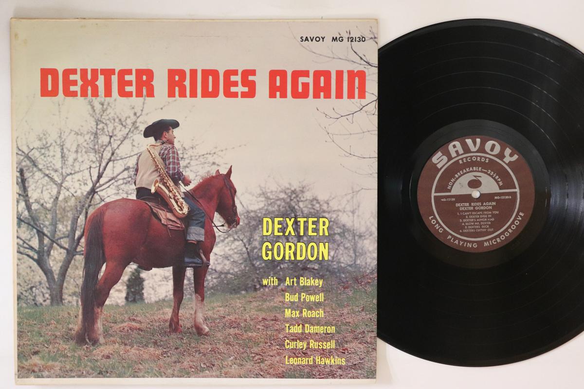 

LP Record DEXTER GORDON - Dexter Rides Again MG12130 SAVOY US Jazz Used