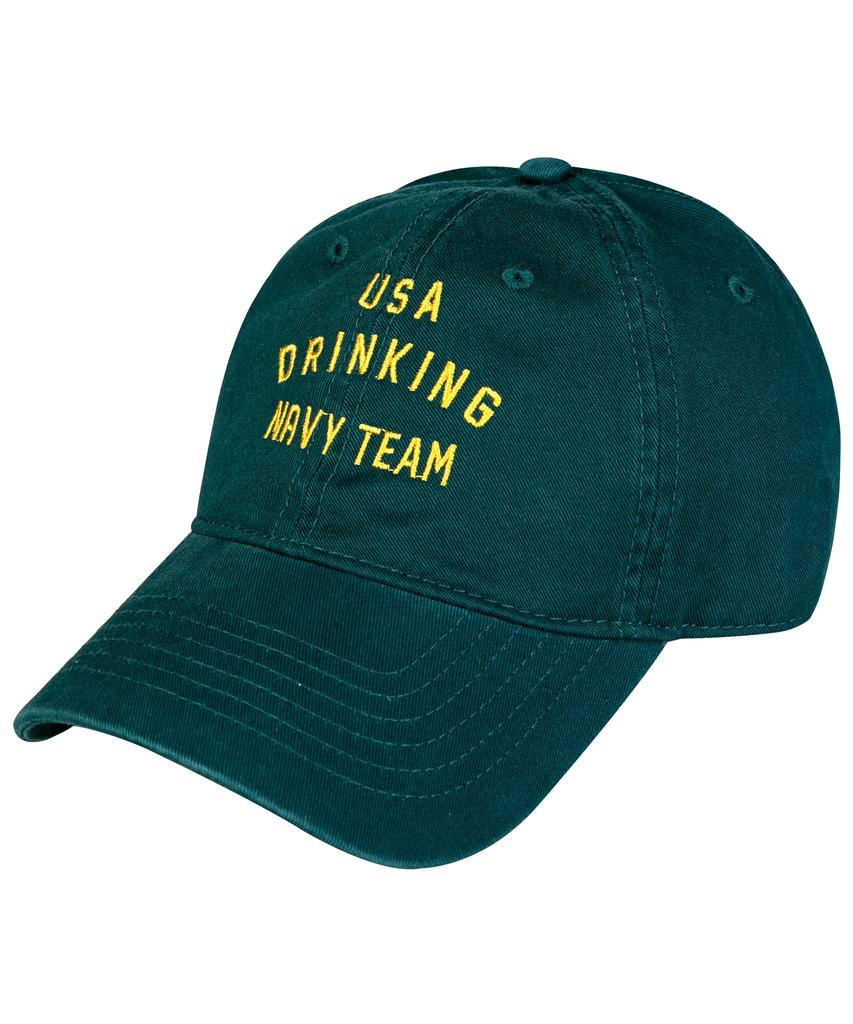 NAVYTEAM Ntv Bc-Usa Drinking Navy Team Cap-Dark Green