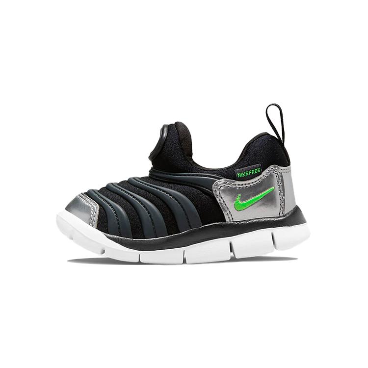 

Nike Dynamo Free Abrasion Resistant Low top Toddler Shoes Black Green Infant And Toddler 343938-028 21