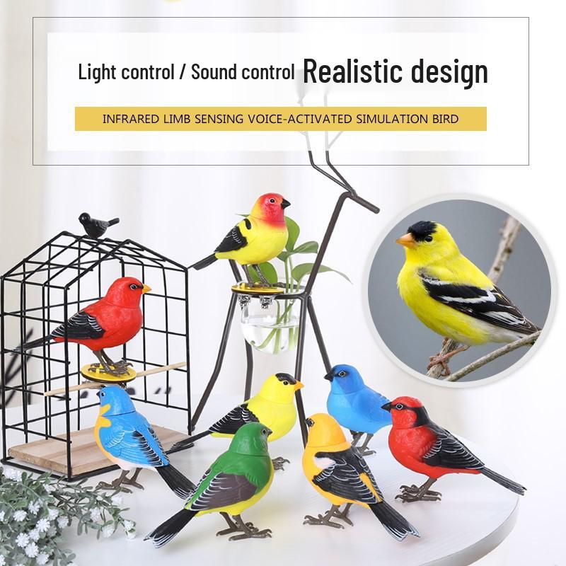 Interactive Singing Knight Bird: Voice-Controlled, Chirping, and Moving Toy for Kids