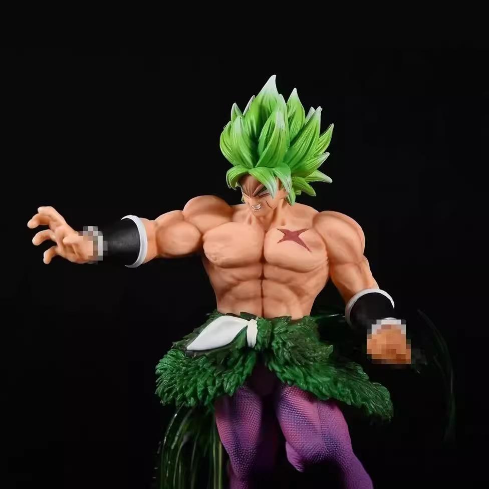 Anime Dragon Ball Z Super Broli Super Saiyan Broly Battle Ver. GK PVC Action Figure Statue Collectible Model Kids Toys Doll 29CM
