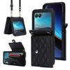 Suitable for Moto Razr 60 phone case, crossbody foldable accordion case, Samsung Z Flip7 card holder, XFlip