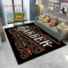 Barber Shop 3D Skull Vintage HD Non-Slip Carpet Rug for Living Room Bedroom Sofa Kids Area Rug Home Decor Floor Mat