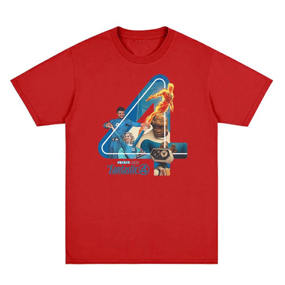 the fantastic fourT Shirt Graphic Printing Hip Hop CottonTee-shirt Short Sleeve Gothic Tshirt Unisex High Quality men/women Tops