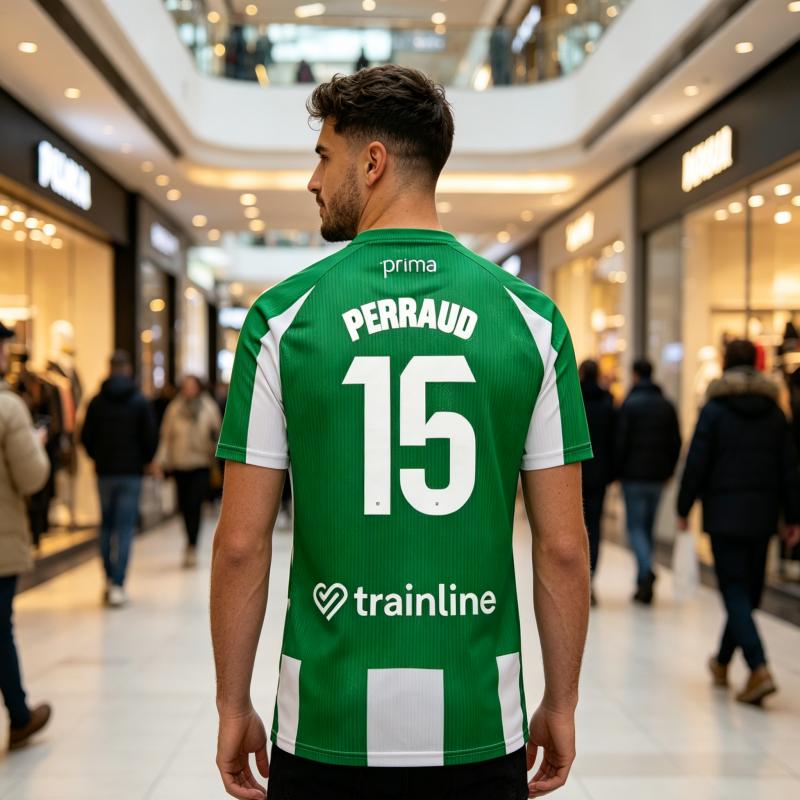 2026 Real Betis Leisure Outdoor Sports Fast Drying Breathable Adult and Children's Same Style Football T-shirt - Parent Child