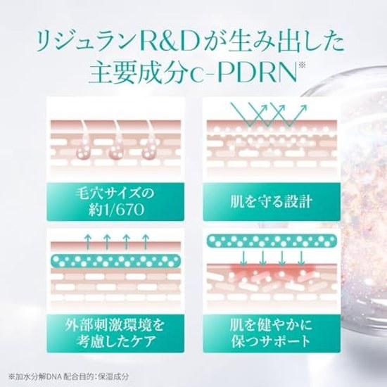REJURAN Water Capsule UV Sunscreen Serum SPF50+ PA+++ 40ml c-PDRN PDRN Moisturizing Non-greasy Gel Makeup Base