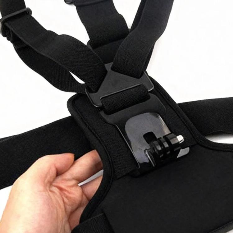 Sturdy Comfortable Chest Strap Accessory 360° Wrap Around Nylon Chest Strap with Mount for DJI Action Cameras
