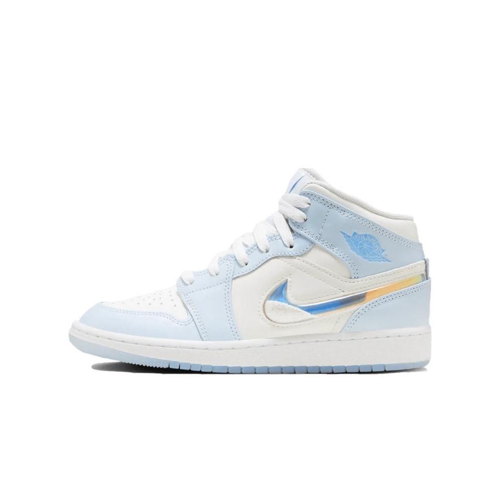 Air Jordan 1 Mid Glitter Swoosh