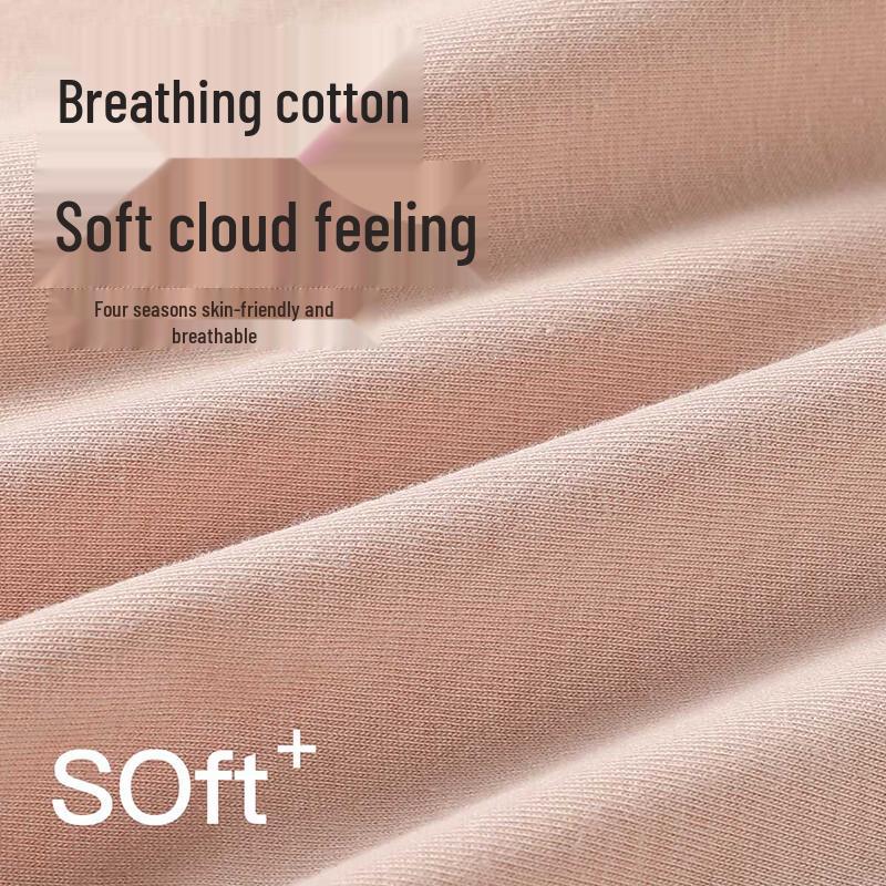 Fenteng Women's High-Waist Lace Antibacterial Cotton Briefs (3-Pack)