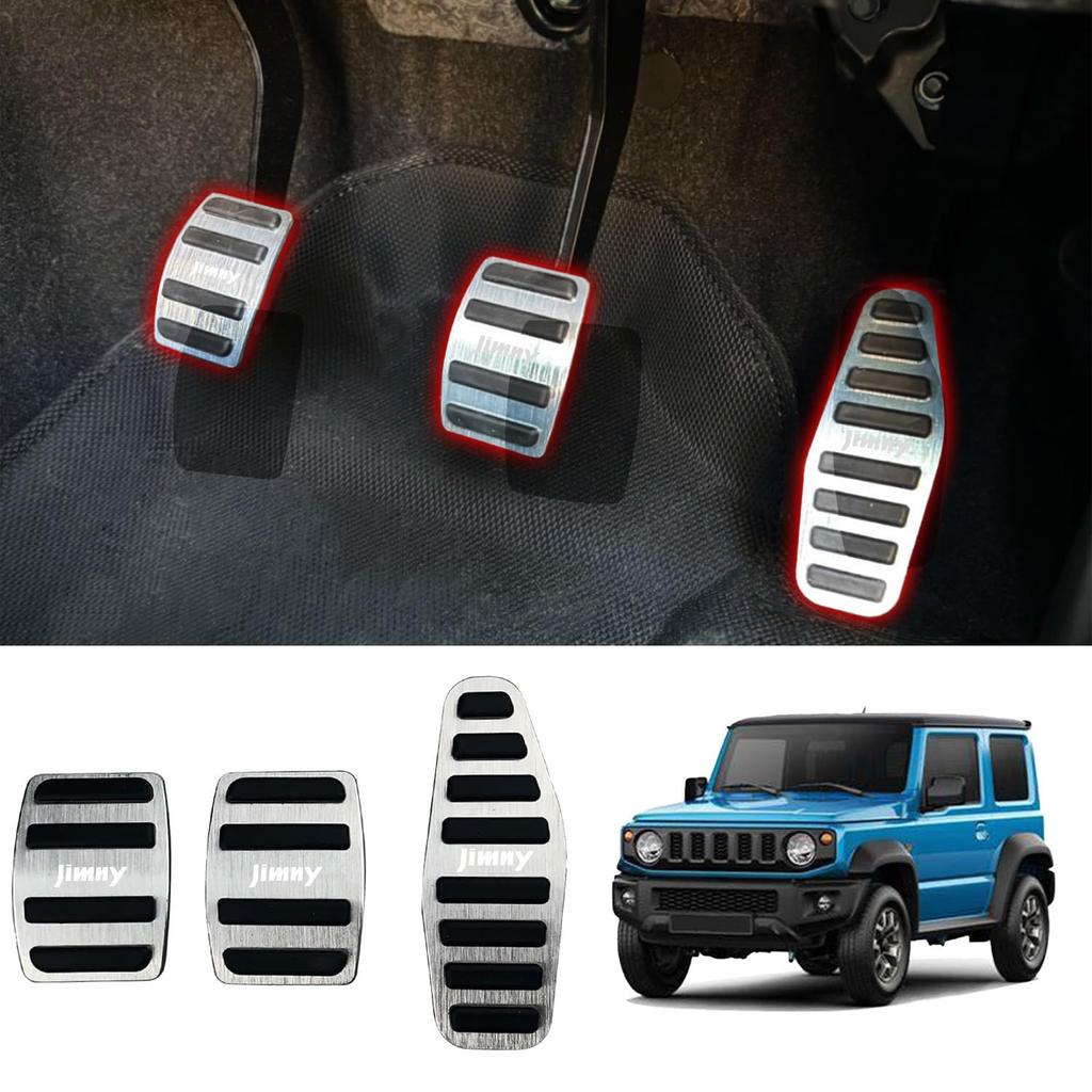Suzuki Jimny Pedal Cover 2022 Compatible with the New Jimny Sierra and Manual Transmission Aluminum Accelerator Pedal [InnoWave] (January - Present)