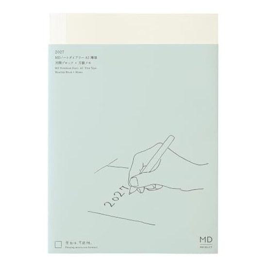 Midori MD Product Notebook Diary Planner 2027 A5 Monthly Thin (Starts December 2026)